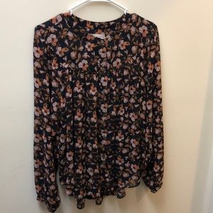 Floral LOFT Blouse size medium